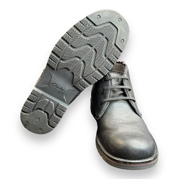 Clarks Morris Peak Waterproof Oxfords Men\'s Size 10 M‎ Black main image 5